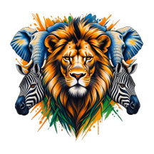 African Wildlife Spirit Animal Art