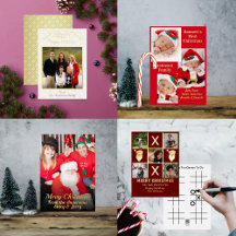 Photo It Christmas Holiday Foil Cards