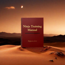 Customizable Ninja Hero themed Notebooks