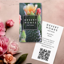 BOTANICAL PHOTO BUSINESS CARDS