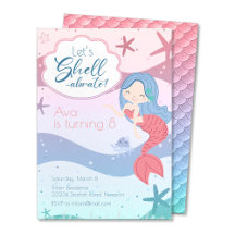 Girl's Birthday - Mermaid Shells - COLLECTION