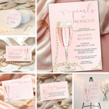 Pearls and Pink Prosecco Bridal Collection