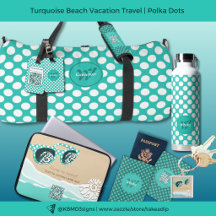 Turquoise Beach Vacation Travel | Polka Dots
