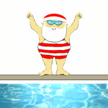 SWIMMING CHRISTMAS GIFTS AND CARDS