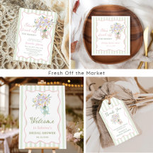 Whimsical Fresh Off the Market Bridal Shower