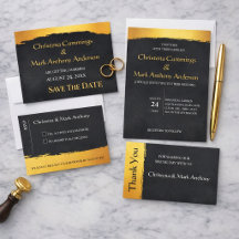 Midnight Gold Wedding Suite