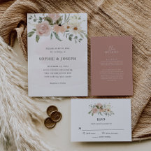 Simple Neutral Watercolor Flowers
