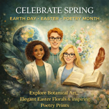 Spring Botanical & Poetry Art Collection
