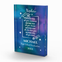Nephew High School Graduation Personalized Gifts