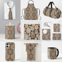 Cut Tree Branch Logs Stacked Pattern Photograph