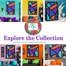 Colorful Geometric Abstract Art