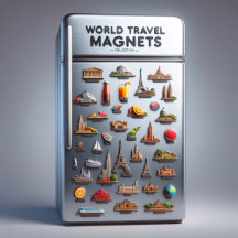 World Travel Magnets - Your Memories Collection