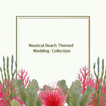 Nautical Beach Themed Wedding Collection