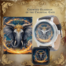 Crowned Guardian of the Celestial Gate the elefant