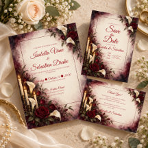 Moody Calla Lily Rose Wedding