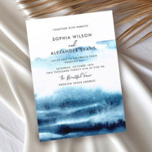 Modern Watercolor Wedding