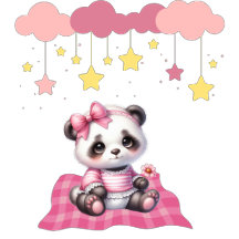 Baby Shower Party Set, Pink Panda Party Theme