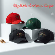 Holiday Design Caps