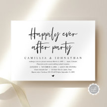 Wedding Elopement Party Invitation Cards (TED458)