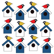 Birdhouse- Colorful Bird House