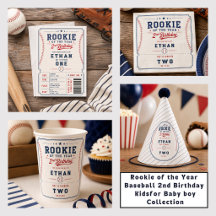 Rookie of the Year Baseball 2nd Birthday 