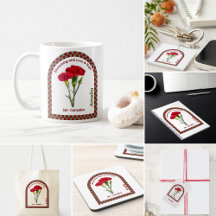 January Birth Month Flower Gift Set - Carnation