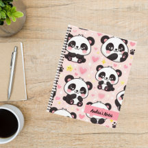 Cute Kawaii Patterns Notebook Collection