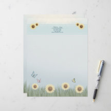 Sunflower Meadow Butterfly