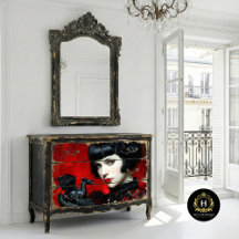 Mystic Flame: Dragon Fantasy Decoupage Paper