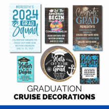 Graduation Cruise Decorations