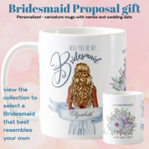 New! Bridesmaid Proposal Gifts - Carictures