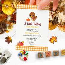 A Little Turkey Is On The Way Fall Baby Shower 