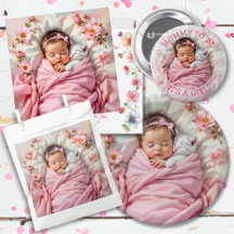 Girl's Pink Baby Shower | Baby and Kitten Theme