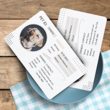 Modern Service Dog ID Badge