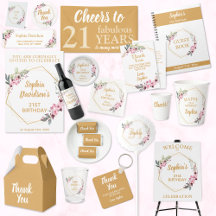 Elegant 21st Birthday Celebration - Cherry Blossom