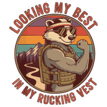 Looking My Best In My Rucking Vest