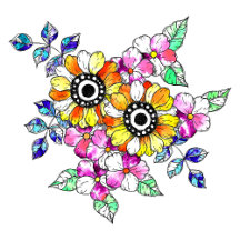 Yellow floral decoration