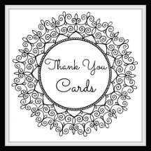 Mandala Thank You Cards