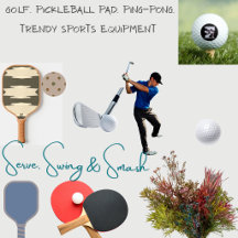 Pickleball Pad | Golf | Ping-Pong | Outdoor Sports