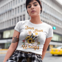  "Vintage Butterflies and Sunflowers."