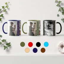 "Modern Father’s Day Photo Collage & Color Themes"