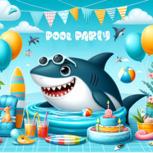 Summer Pool Party Birthday & Swim Celebration
