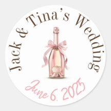 Wedding stickers for favors or as envelope seals 