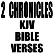 2 Chronicles KJV Bible Verses