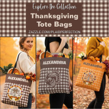 Thanksgiving Tote Bag Collection