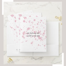 Pink and White Minimalist Accessory Collection