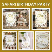Safari Wild One Birthday Party