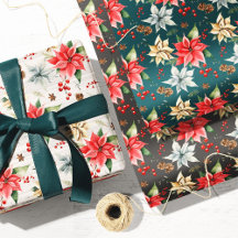 Farmhouse Poinsettia Rustic Christmas Collection