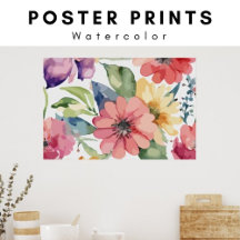 Watercolor Poster Prints
