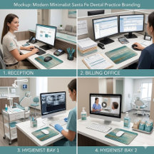 Santa Fe Dental Clinic Branding & Decor Suite